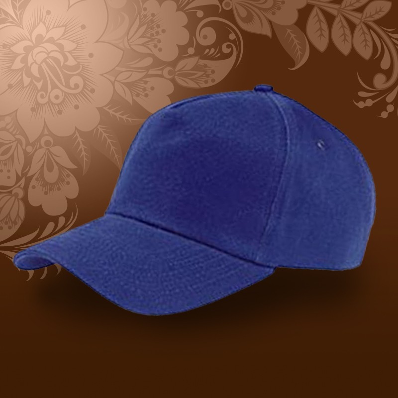 Бейсболка х/б  200гр василек 