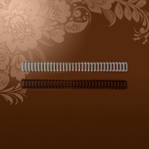 Пружина металлическая для переплета 14,3 mm. (9/16) черный
