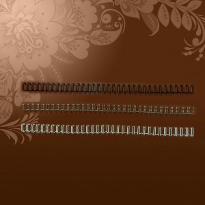 Пружина металлическая для переплета 7,9 mm. (5/16) белый