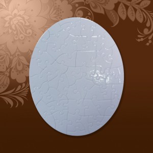 Пазл овал 24 * 19 см