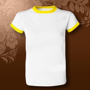 Футболка мужская кайма желтая 58 (5XL)