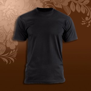 Футболка Kalan мужская черная х/б 160гр  56(4XL)