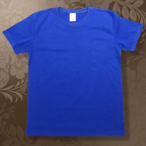 Футболка White Cotton мужская синяя х/б 160гр 44 XS