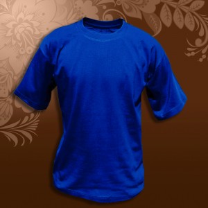 Футболка Kalan мужская синяя (василек) х/б160гр 60(6XL)