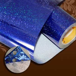 Термотрансферная пленка HOLOGRAMM Royal Blue(50см* 1м) 