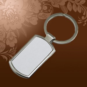 Брелок металлический Прямоугольник