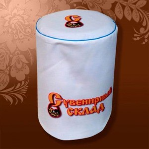 Чехол на кулер белая окантовка