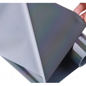 Термотрансферная пленка Reflective Радуга (светоотражающая серебряная )(50см* 1м)