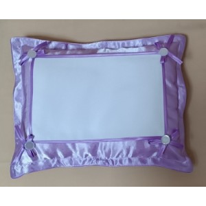 Наволочка Белла 45*35 красная на пуговицах зона 21*30 