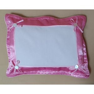 Наволочка Белла 45*35 розовая, на пуговицах зона 21*30 