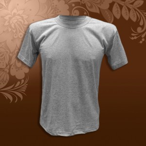 Футболка SALE мужская серый меланж х/б 150гр р 54 (3ХL)