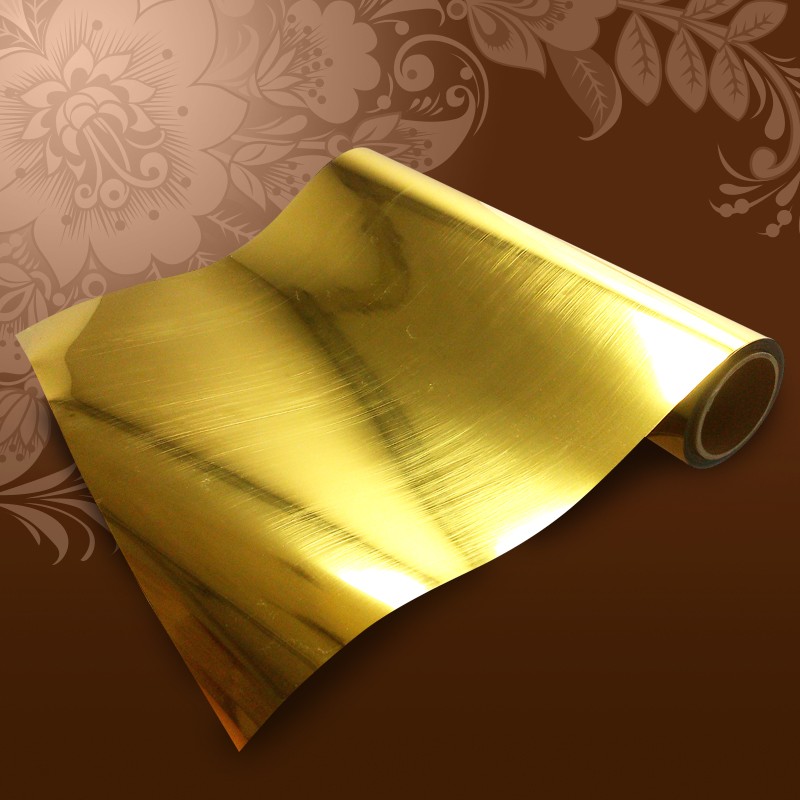 Термотрансферная пленка METALLIC Золото фольгированое  (50см* 1м)
